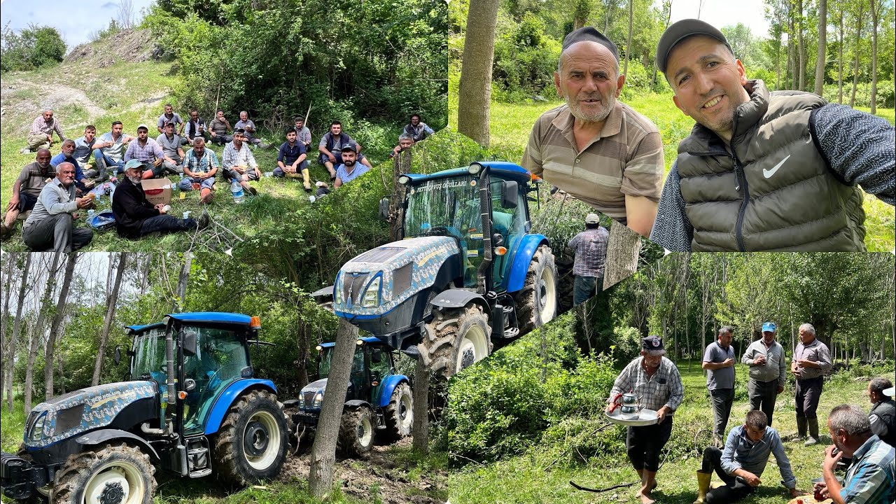 Bir köy klasiği köylü işi traktörün zor anları sohbet muhabbet 🚜🚜