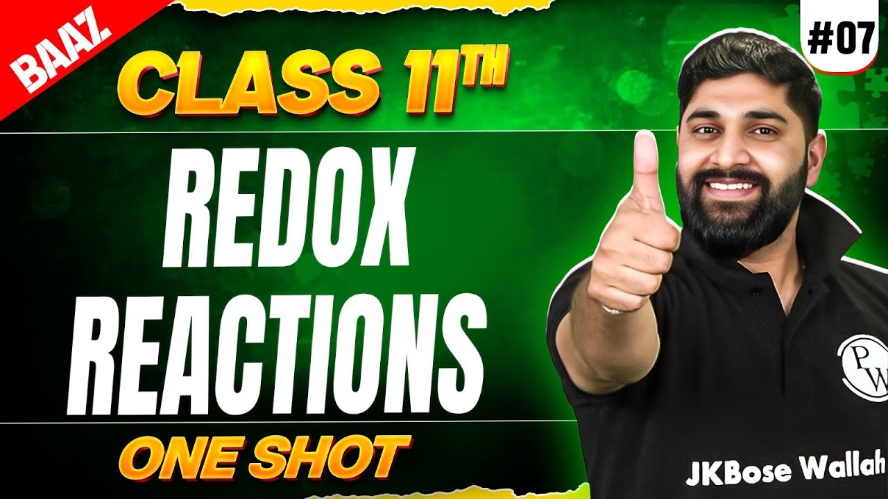 JKBOSE Class 11th Chemistry | REDOX REACTIONS | One Shot | Baaz Batch