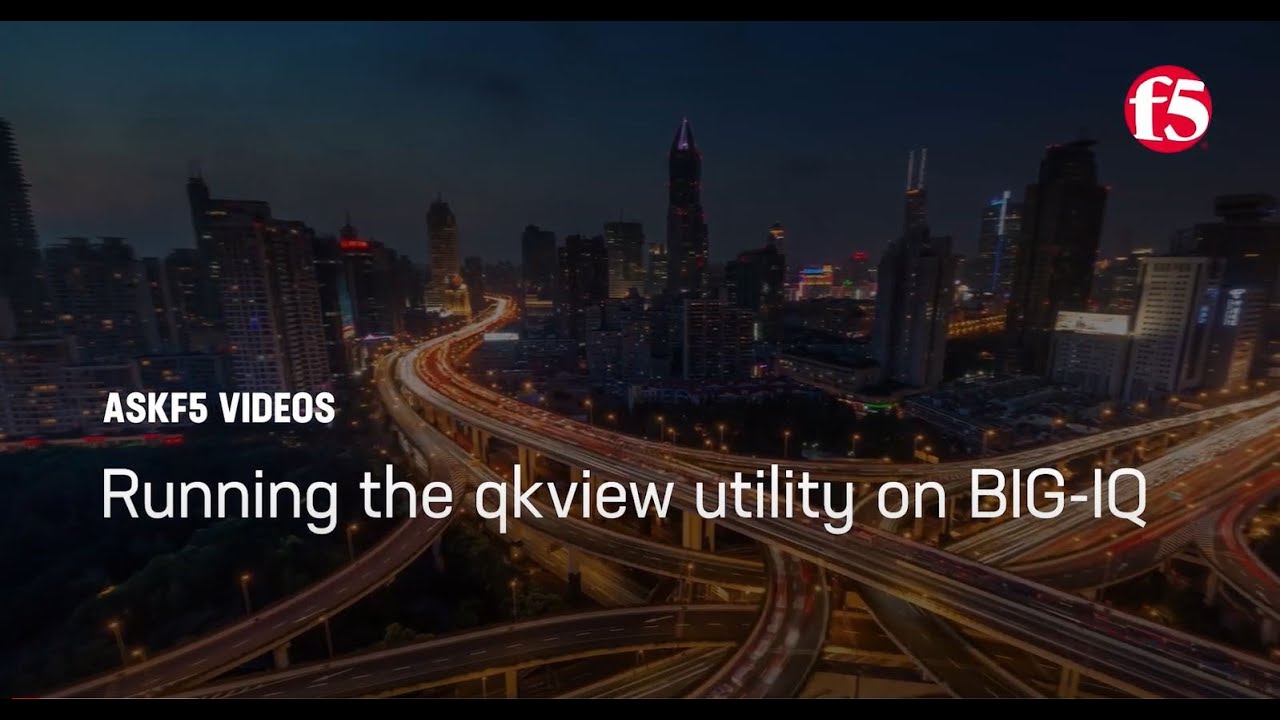 Running the qkview utility on BIG-IQ