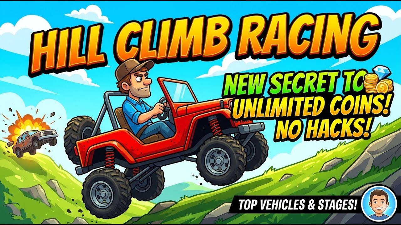 Hill Climb Racing game play live stream
