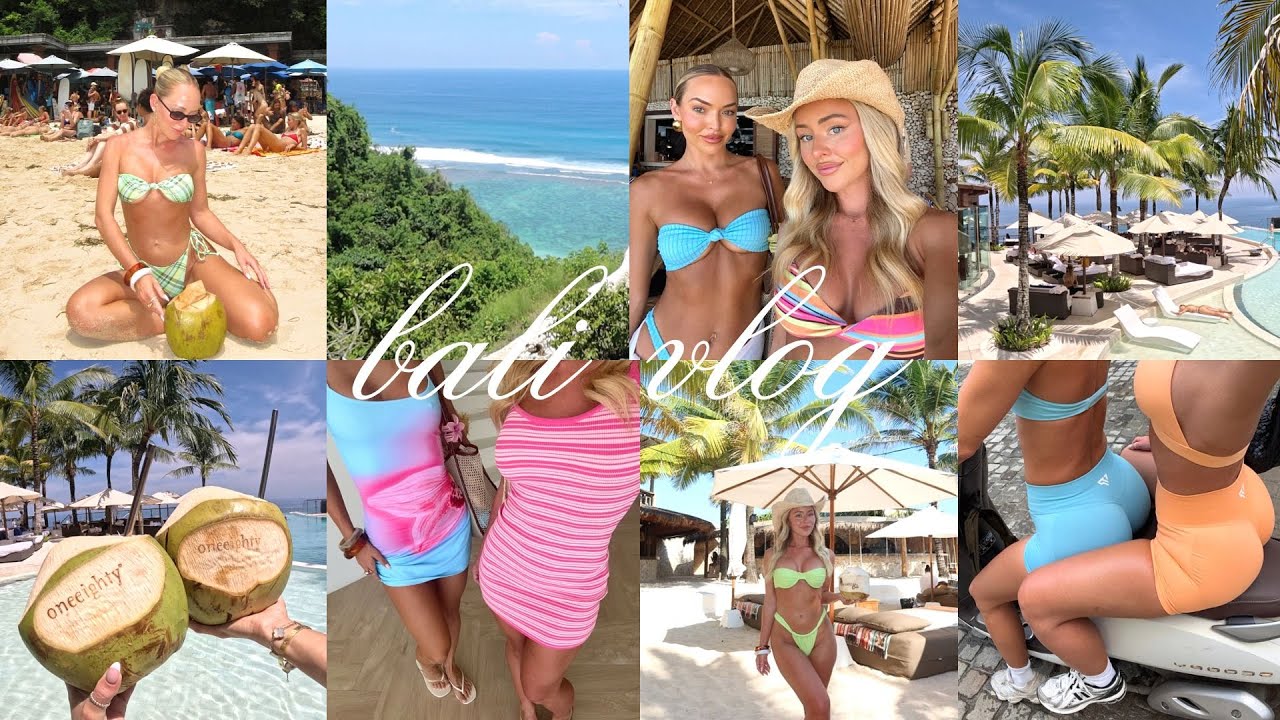 BALI VLOG I spontaneous trip, best beach clubs in uluwatu, where to eat & train etc