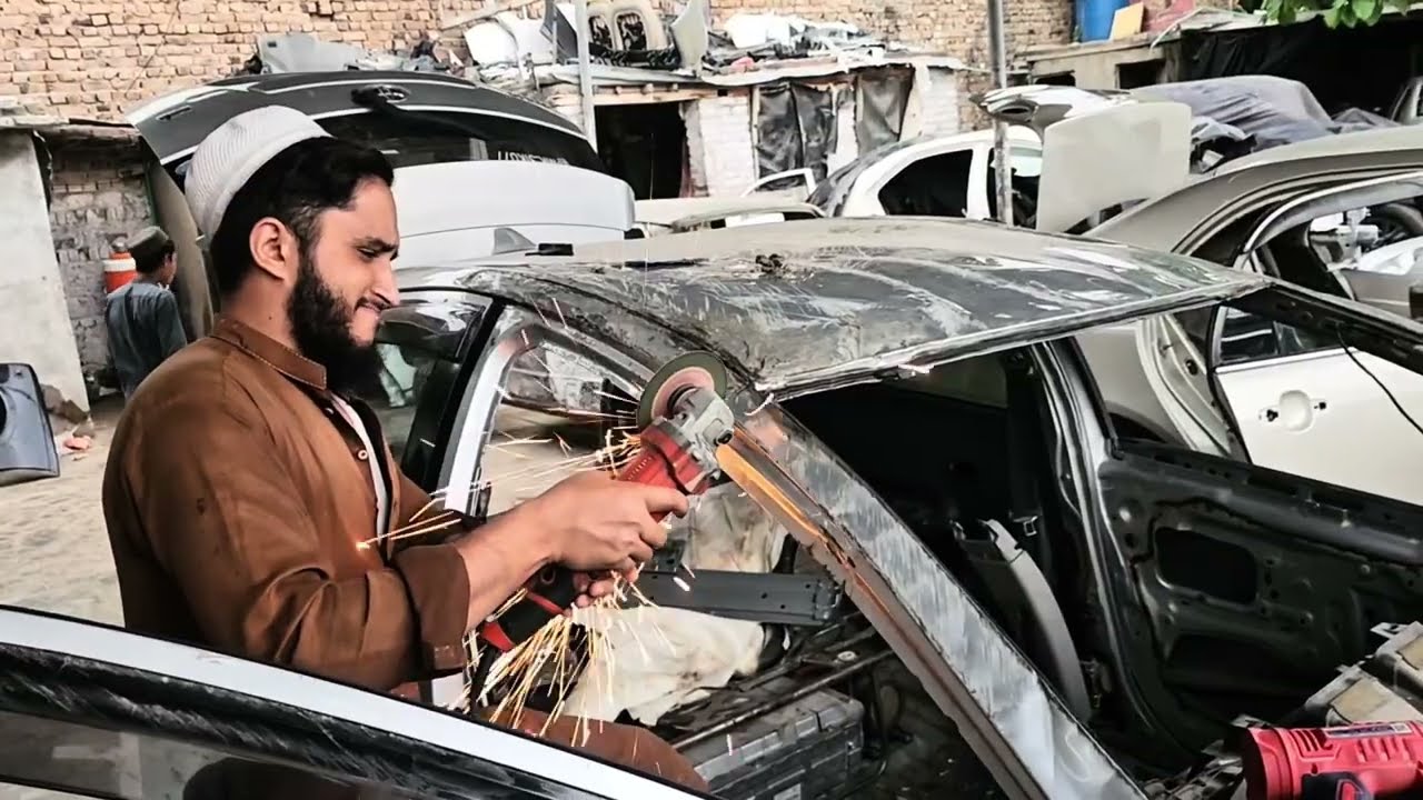 “Toyota Aqua Severe Accident | Full Body Damage & Rebuild Process”