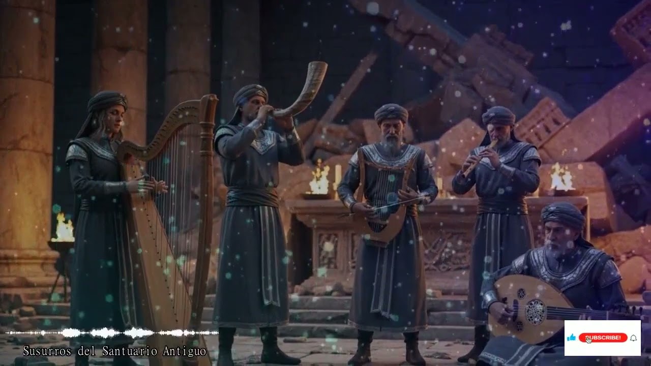 Jornada De Adoración En Jerusalén Con Shofar Cánticos Hebreos E Instrumentos Del Templo Ante Adonai