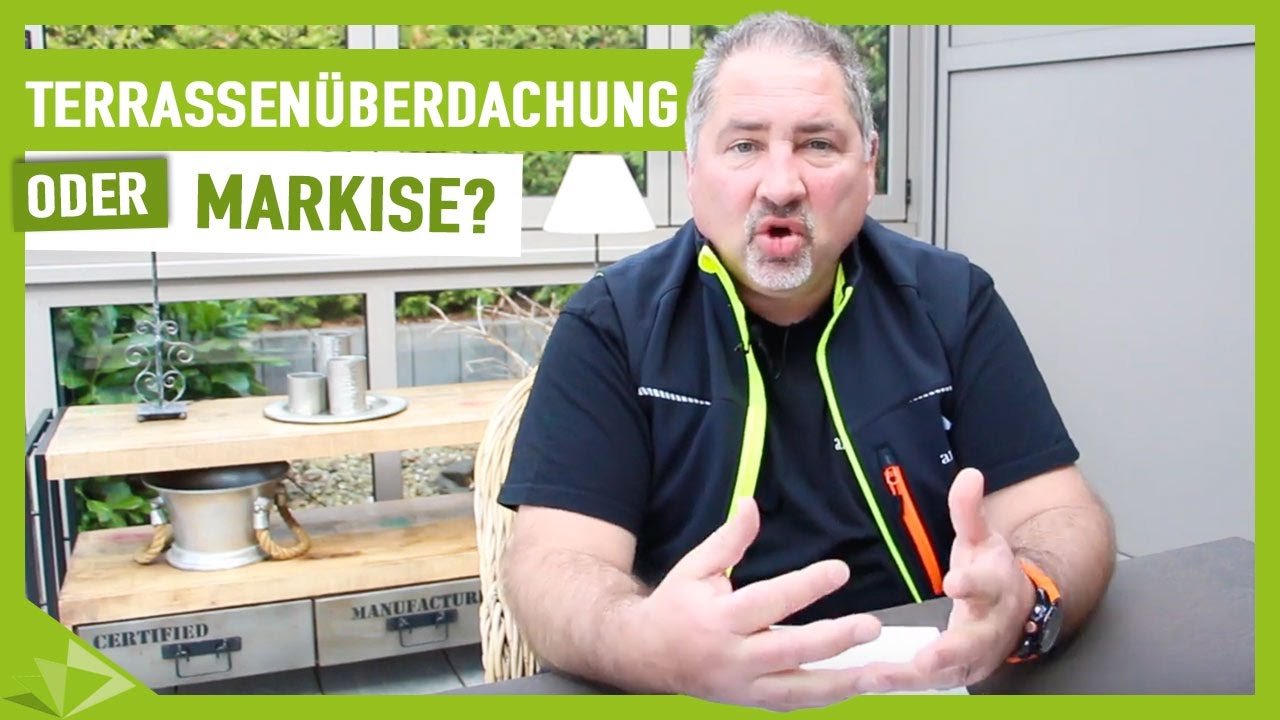 Terrassenüberdachung oder Markise - Ambitop Terrassendach