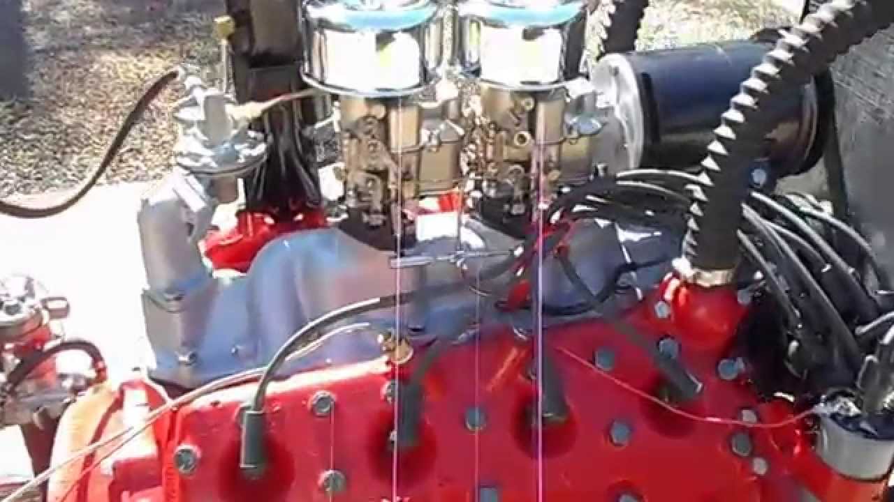 1953 Ford Flathead 239 8BA Hot Rod Engine Running