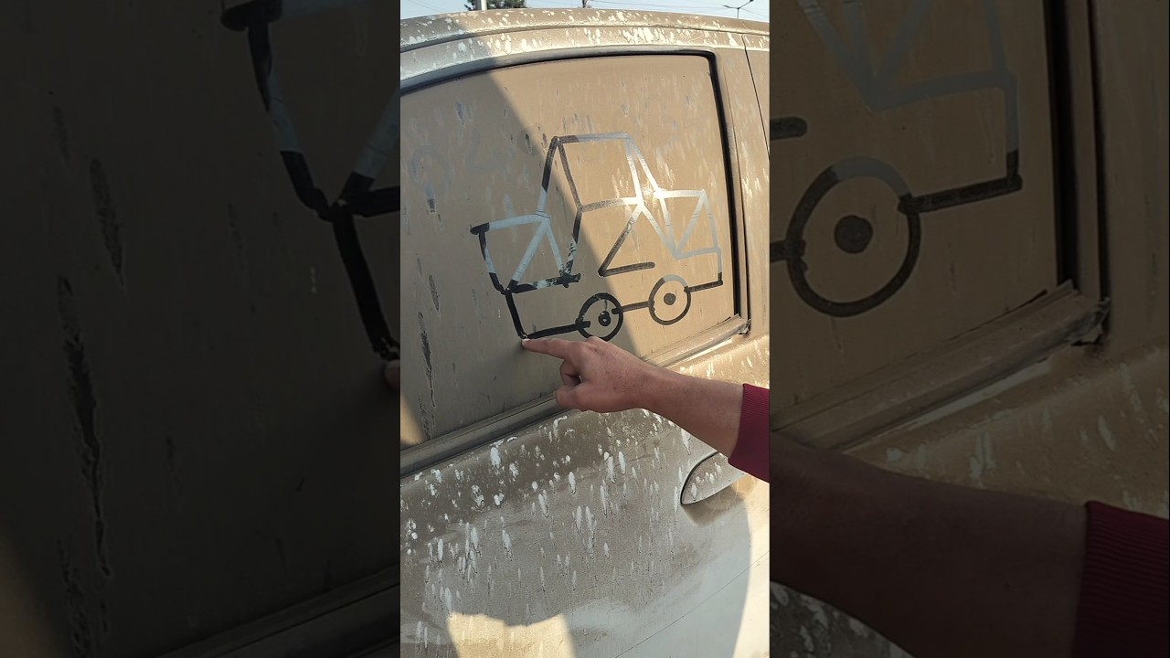 Easy car drawing 