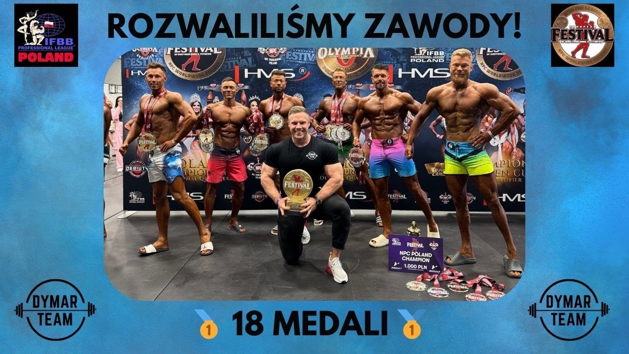 🥇DEBIUTY NPC REGIONAL - DYMARTEAM - MAMY 18 MEDALI!!!!🥇