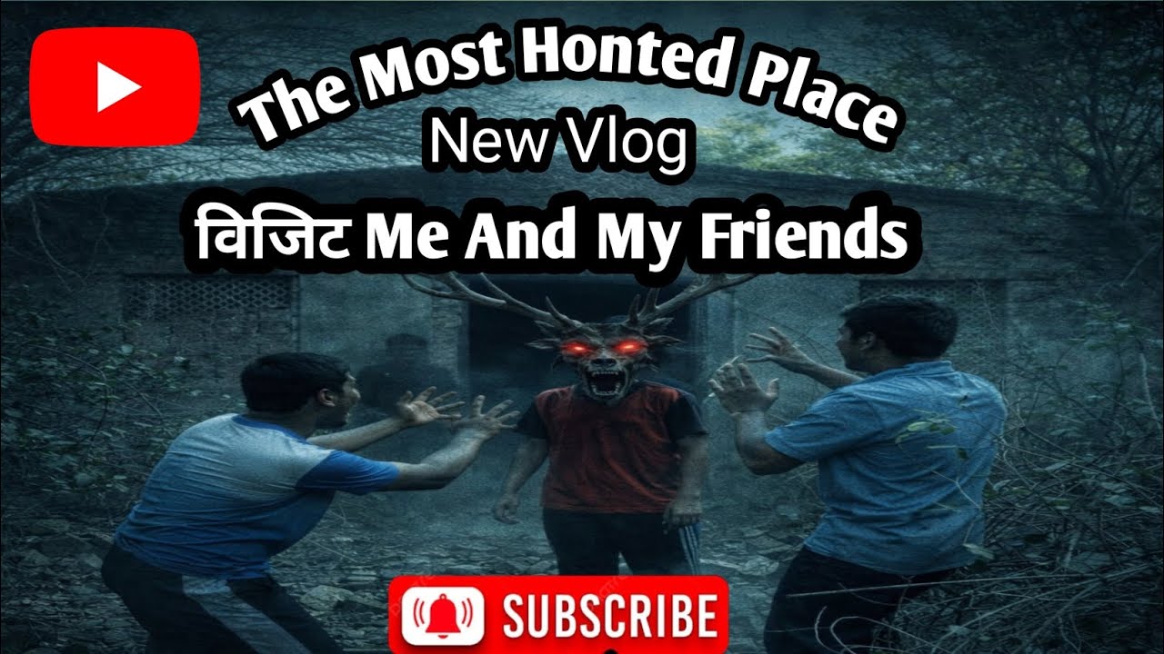 NeW Vlog 😇 The Most Honted place vijit me and my Friends👭👬