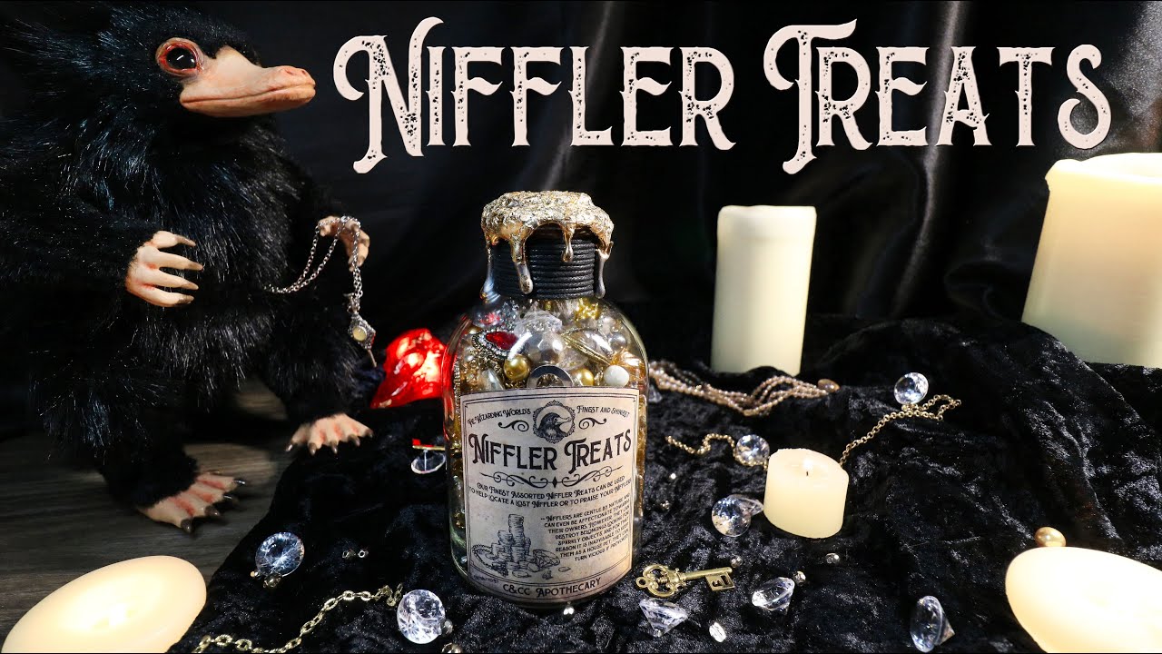 Niffler Treat Jar : Fantastic Beasts DIY : Harry Potter : Collaboration with Create Craft Costume!