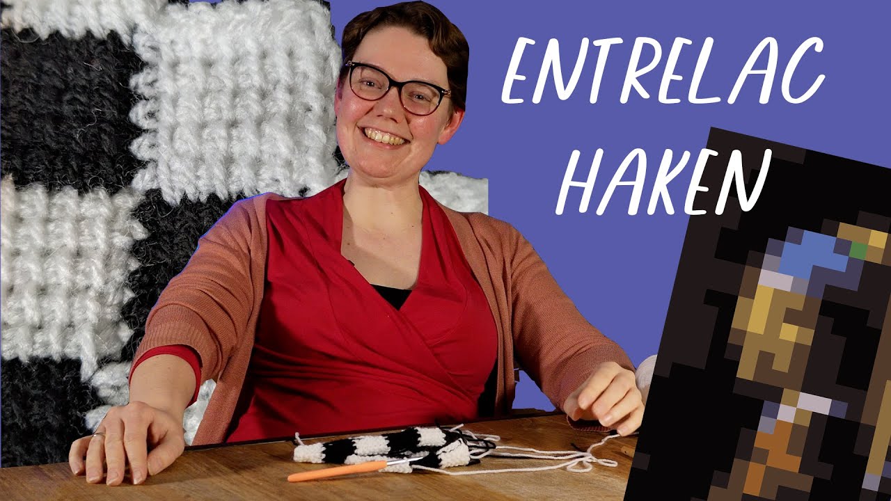 Een schilderij ENTRELAC haken!