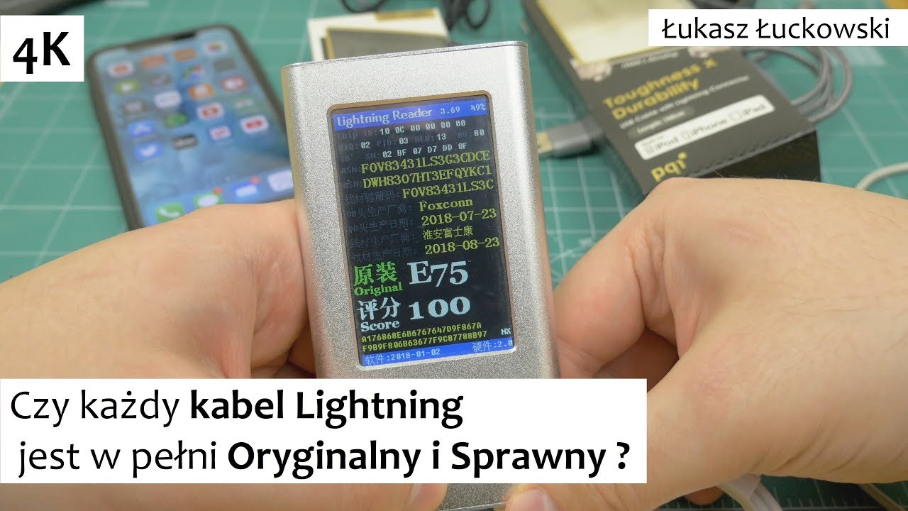 Czy każdy kabel Lightning jest w pełni oryginalny i sprawny ?
