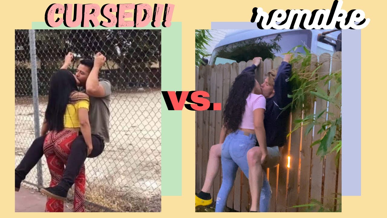 recreating famous CURSED & CRINGY couple pictures! | Andrea & Lewis