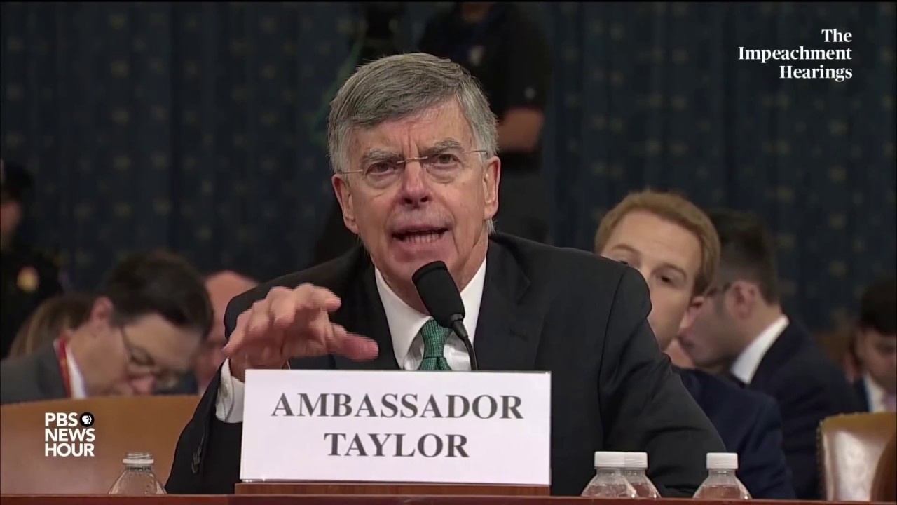 WATCH: All the key moments from the Taylor, Kent Trump impeachment hearing in less than 15 minutes