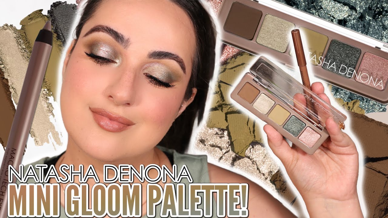 NEW Natasha Denona  MINI GLOOM PALETTE REVIEW! + 4 LOOKS & COMPARISONS!