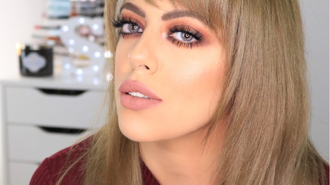 halo smokey eye | مكياج سموكي ناعم
