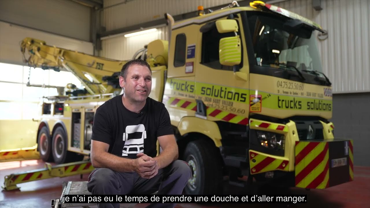 Ma vie de d&eacute;panneur Episode 1 depanneur Trucks Solutions St Vallier