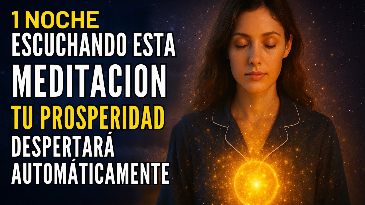 1 NOCHE Escuchando Esta Meditaci&oacute;n y Tu PROSPERIDAD Despertar&aacute; Autom&aacute;ticamente