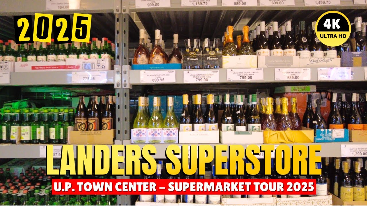 [4K] LANDERS SUPERSTORE 2025 - SUPERMARKET TOUR INSIDE U.P. TOWN CENTER