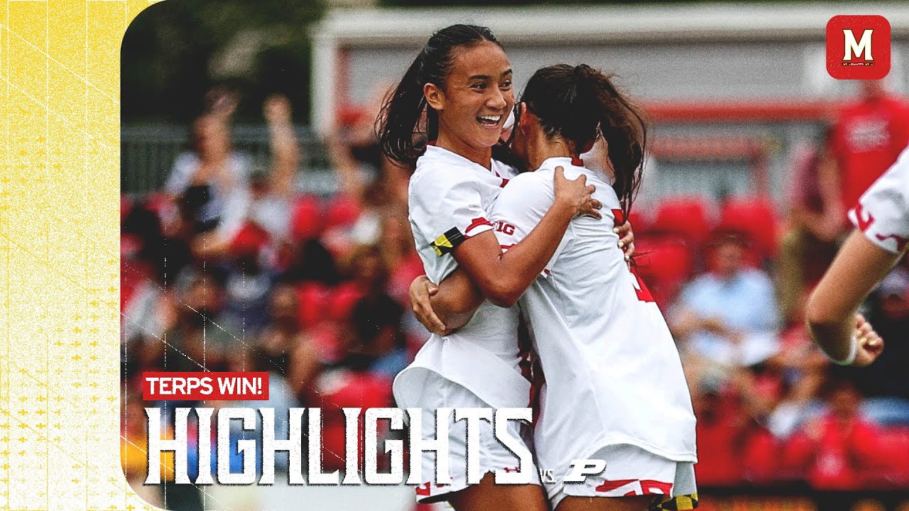 Maryland Women's Soccer Highlights | Purdue