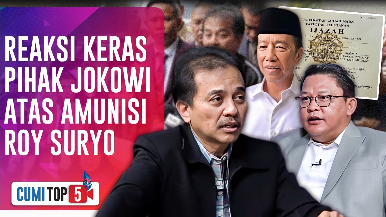 PANAS! Roy Suryo Siapkan Amunisi Perlawanan, Tim Hukum Jokowi Beri 5 Reaksi Keras | CUMI TOP V