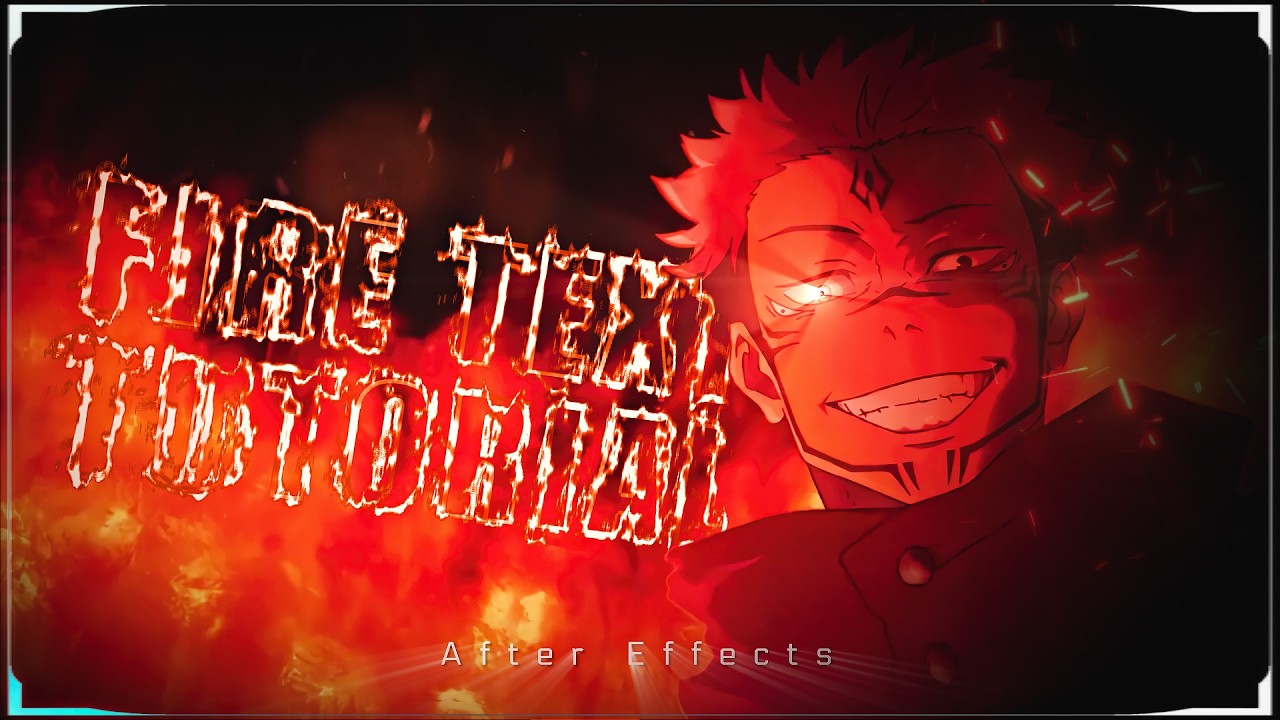 The Only Fire Text Tutorial You Need | After Effects