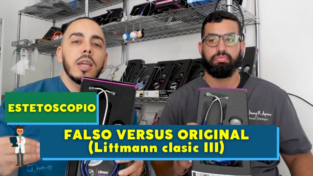 Comparando un estetoscopio Littmann Classic III ORIGINAL VS FALSO