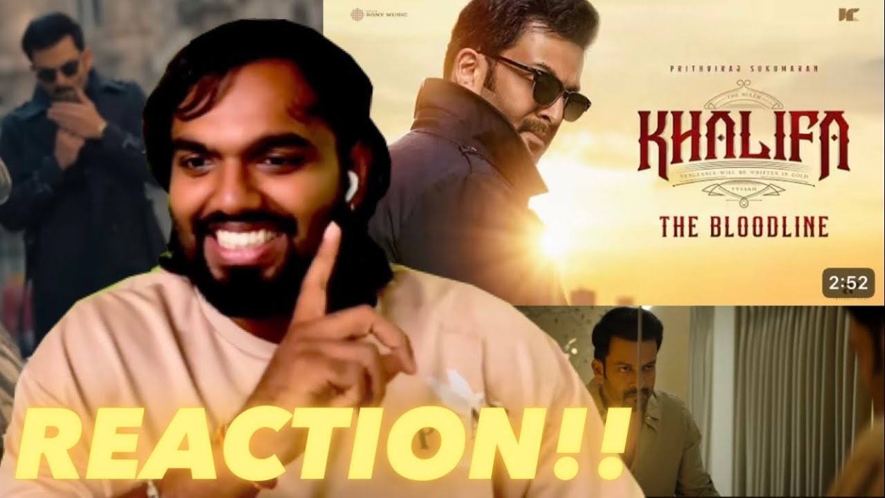 Khalifa Glimpse, A Stylish Prithviraj! ( REACTION!! )