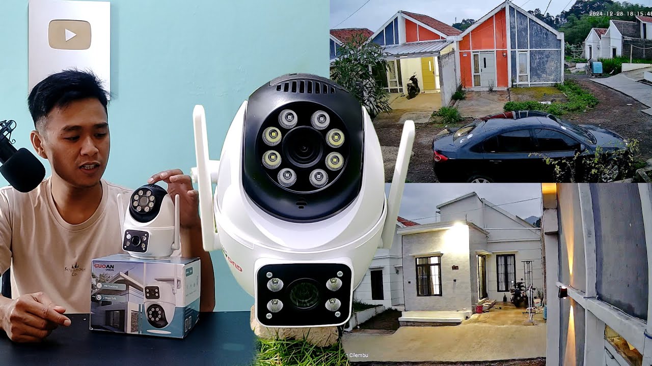 CCTV Outdor UHD Paling Jernih dan Sudut Paling lebar, Recomendasi CCTV Waterproof GUOANVISION
