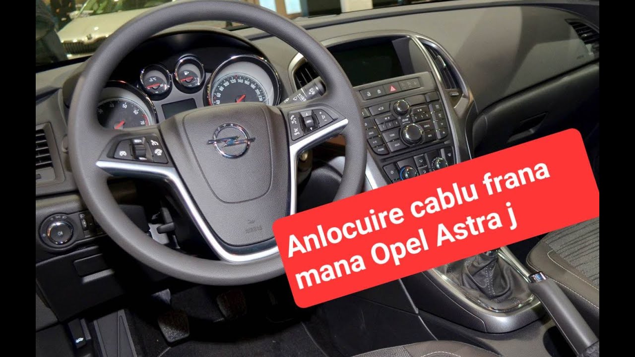 Cum anlocuim cabluri frana mana Opel Astra J 2015