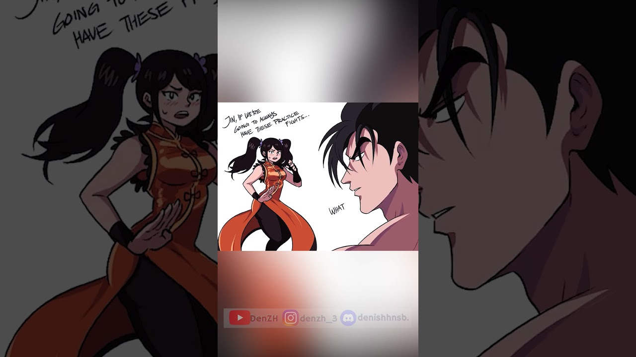 Jin and Xiaoyu's funny comic fandub | Artist- Tina Fate 