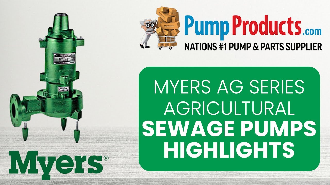Myers AG Series Agricultural Sewage Pump Product Highlight