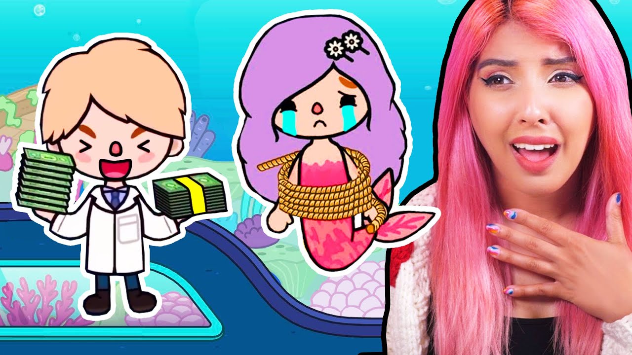 The Mermaid was Sold in The Aquarium 🧜🏻‍♀️😭 (Toca Life World)