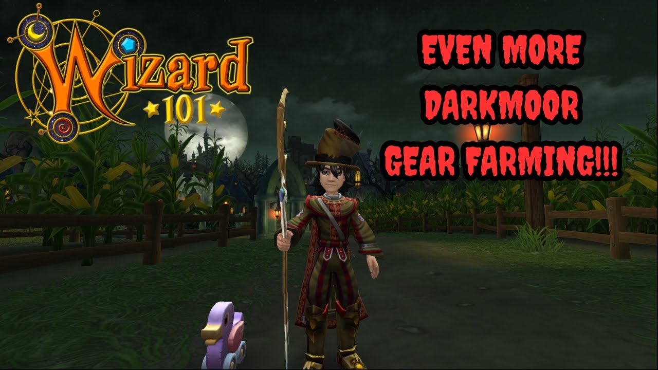 Wizard101 EVEN MORE DARKMOOR GEAR FARMING!!!
