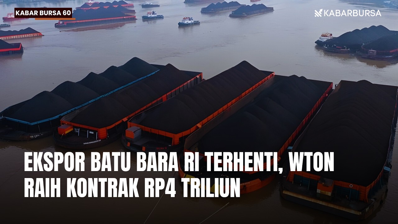 [LIVE] Pertambangan RI Hentikan Ekspor Batu Bara, WTON Kantongi Kontrak Baru Rp4 Triliun