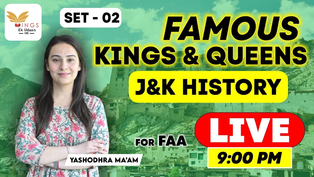 SET 02 - FAMOUS KINGS & QUEENS OF KASHMIR