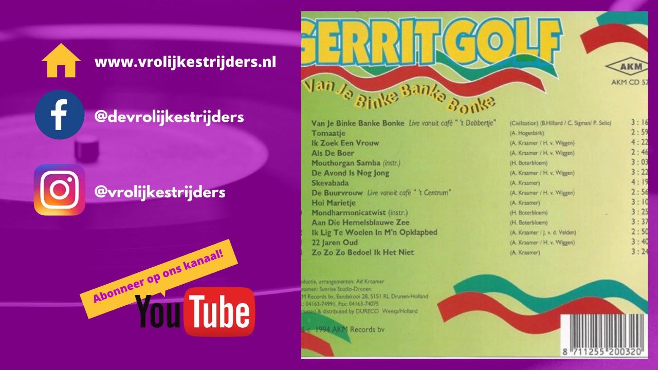 PiratenHits - Gerrit Golf - Als De Boer