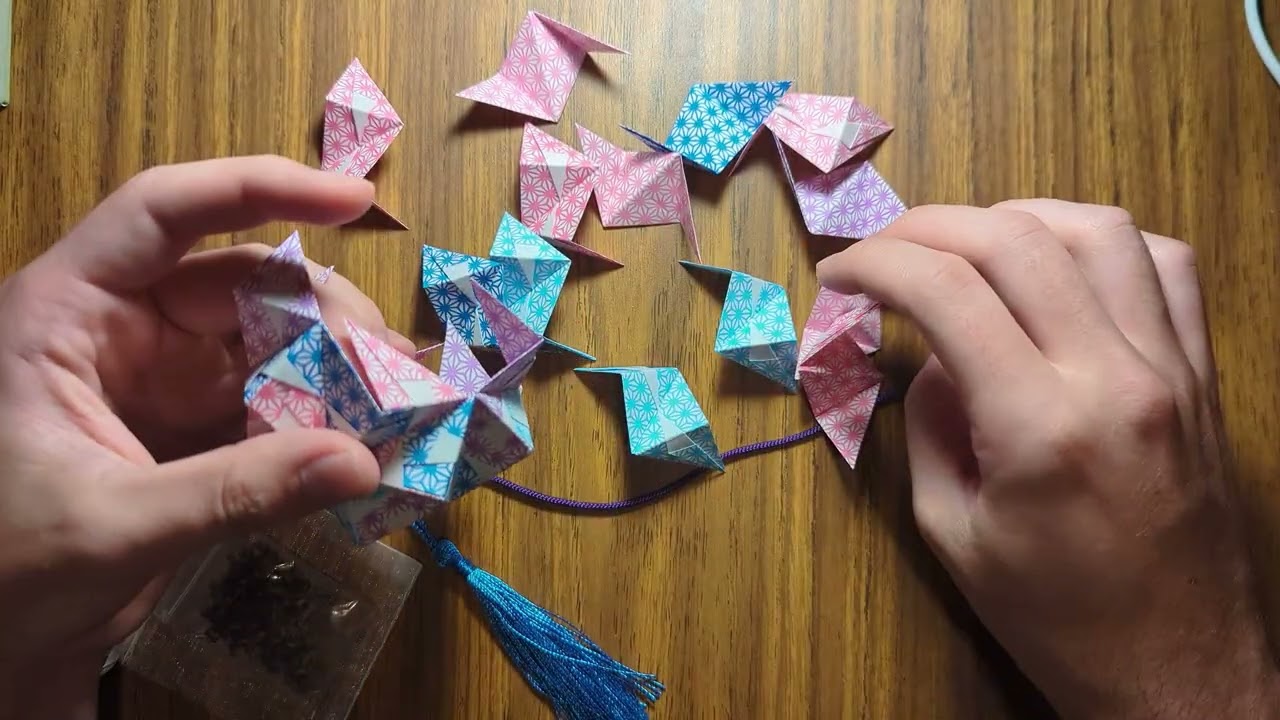 Kusudama kit full assembly