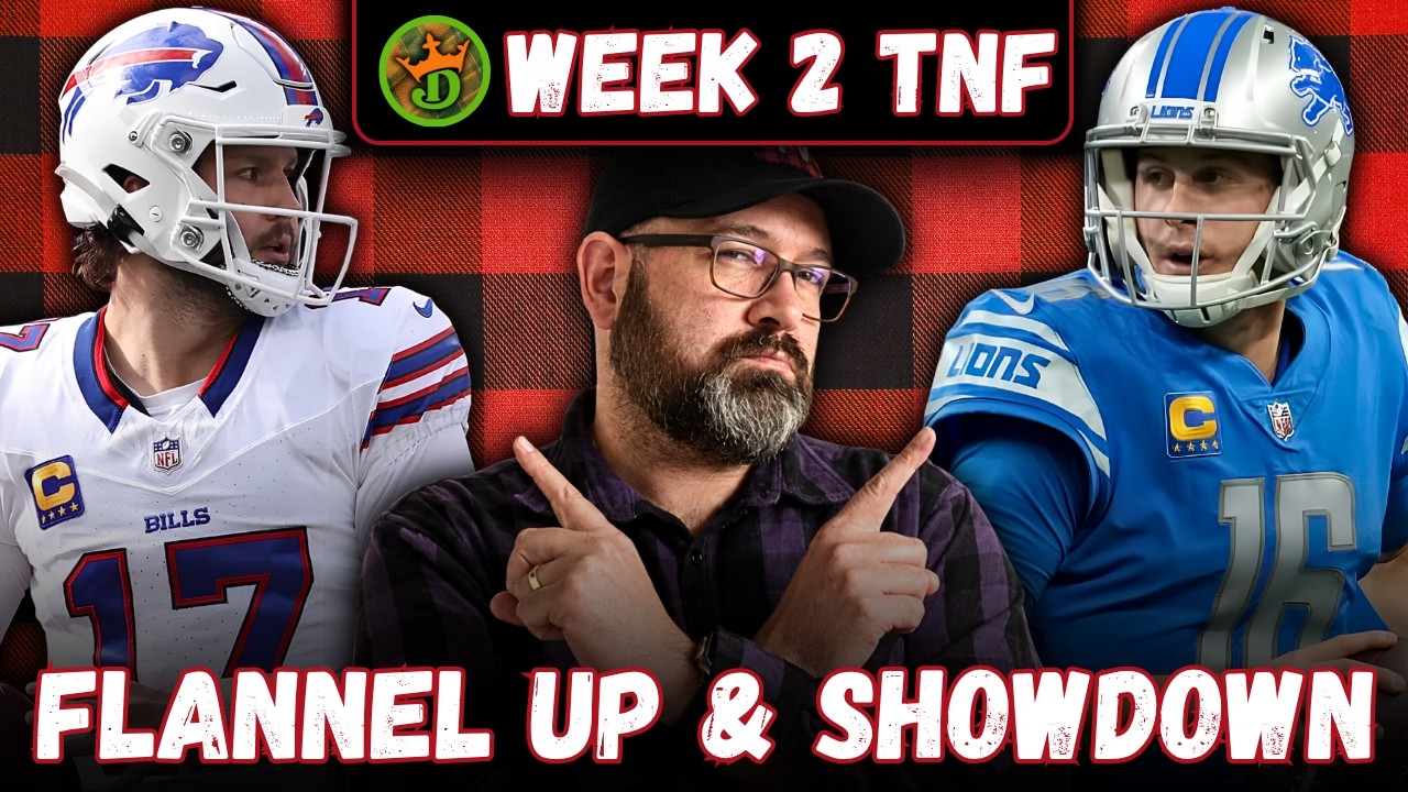 NFL DFS DraftKings Showdown: Прямая трансляция стратегии выбора составов на матч Lions &mdash; Bills в ...