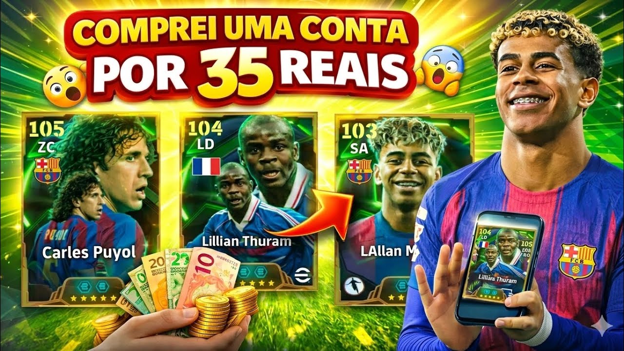 COMPREI UMA CONTA NO EFOOTBALL POR 35 REAIS! VALEU A PENA?