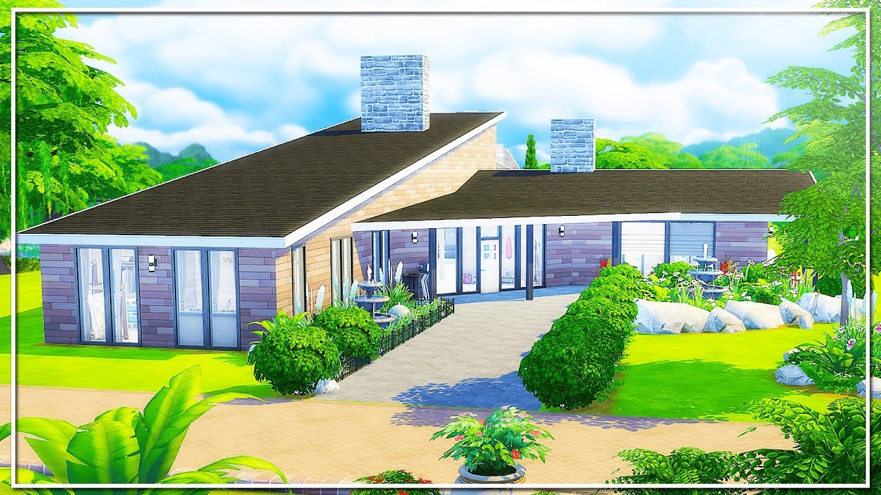 THE SIMS 4 | BUILD BATTLE | CONTEMPORY CABIN (w/SpringSims)