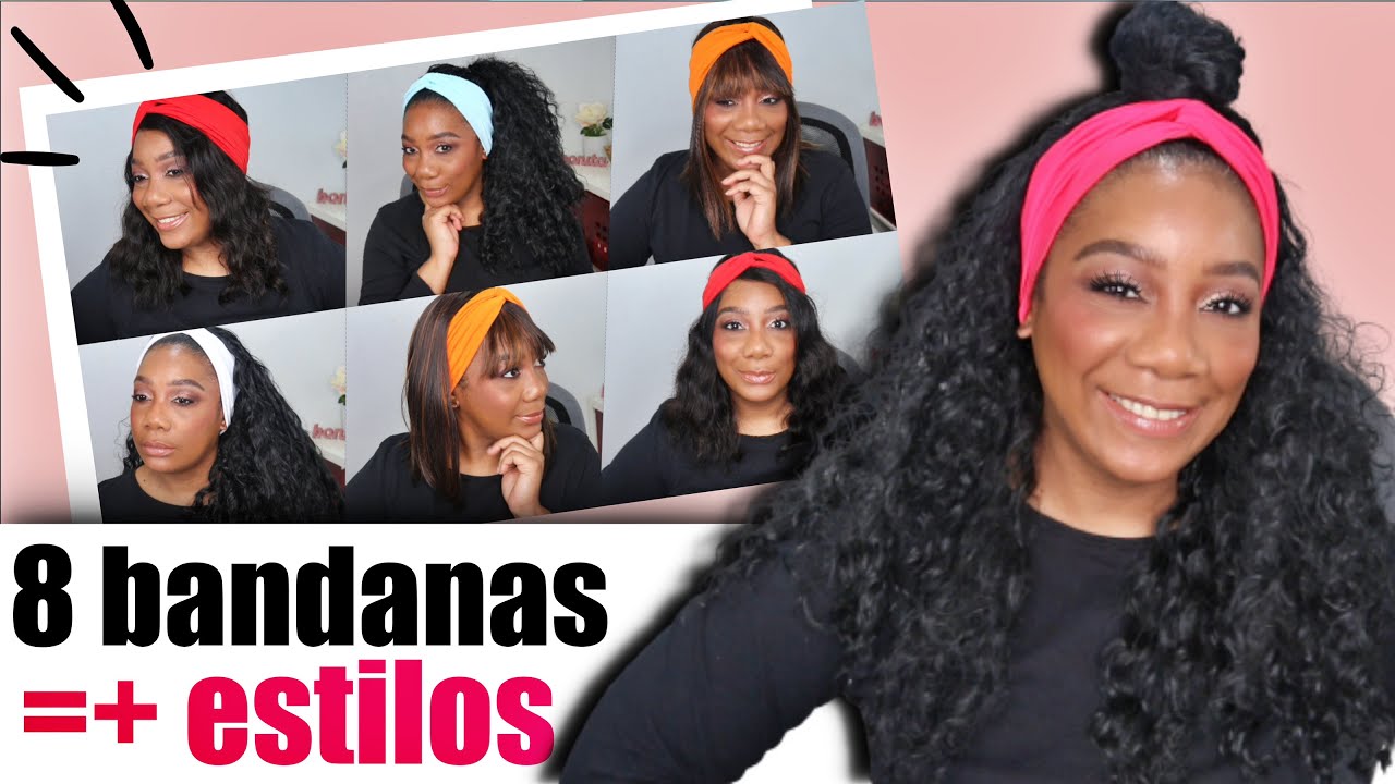 🔥 PELUCAS NATURAL SINTETICA con BANDANAS de AMAZON / Diademas y Turbantes