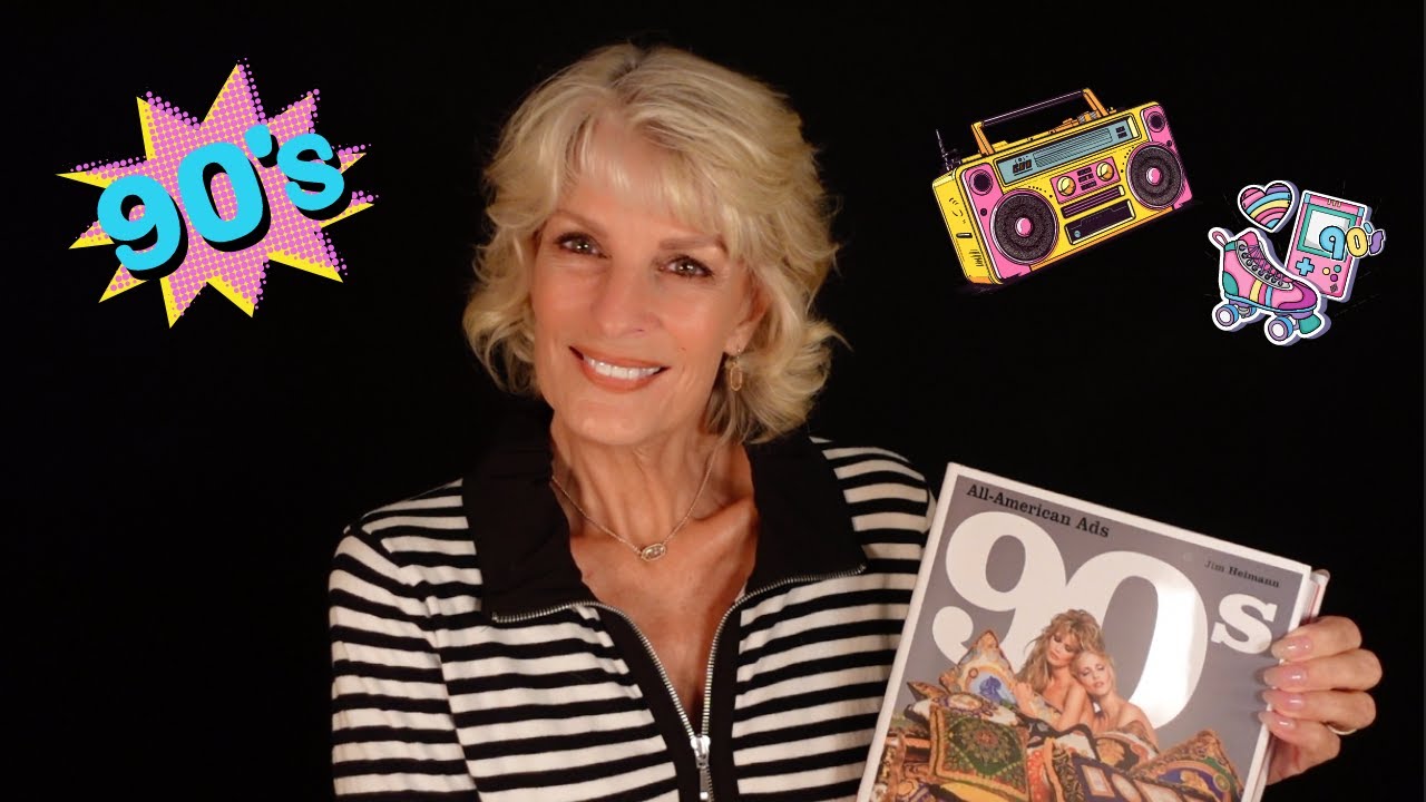 LET'S GO BACK TO THE 1990s!! ASMR Flip of All-American Ads!