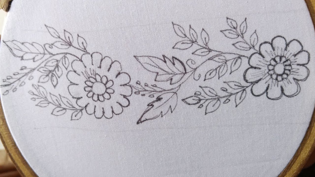  Beautiful Border Design! Dupatta/ baby frok /fatua/border design /हाथ की कढ़ाई वाले कपड़े के डिजाइन