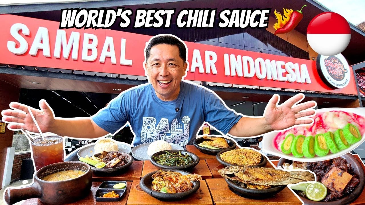 Indonesian Food Feast! Everything with Sambal!🌶️🇮🇩 Sambal Bakar, MUST TRY Restaurant in Indonesia!