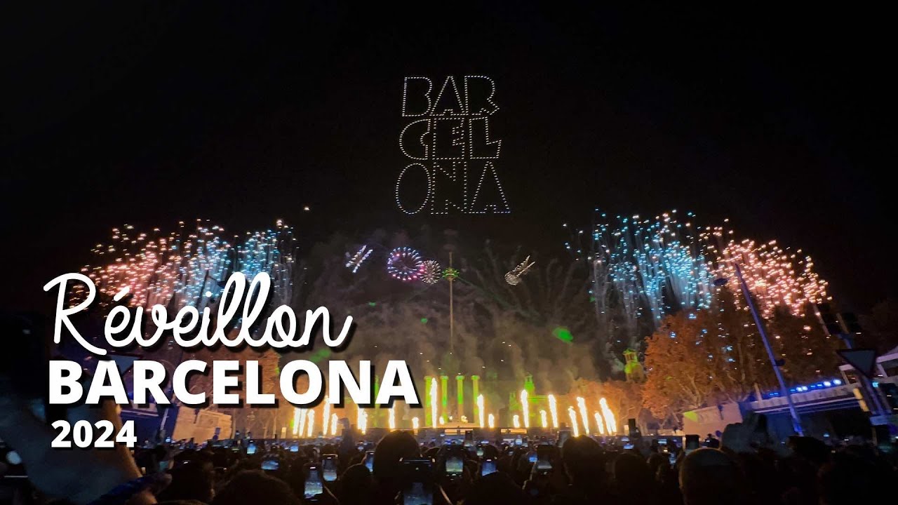 Ano Novo em Barcelona 2024 | Plaça d’Espanya — VÍDEO COMPLETO 🇪🇸
