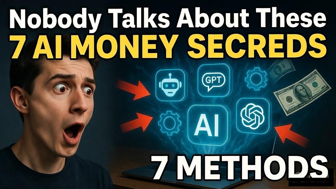 Nobody Talks About These 7 AI Money Methods But They Work