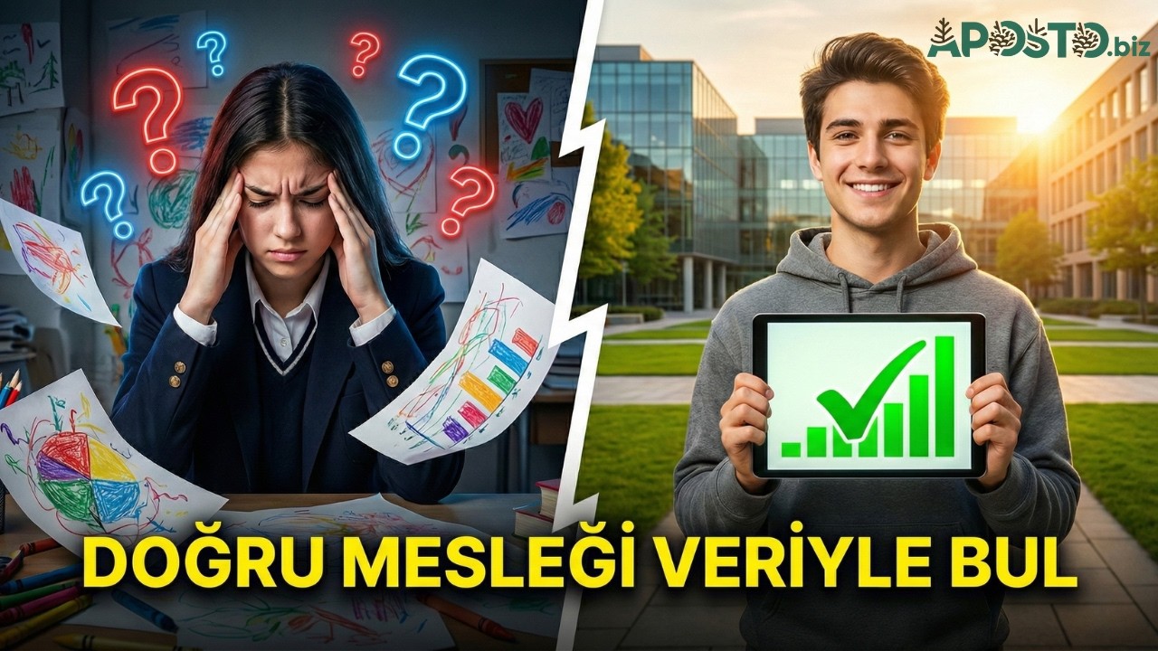 &Uuml;niversite Tercihi Kafanızı mı Karıştırıyor?Veri ile Doğru Mesleği Nasıl Se&ccedil;erim?