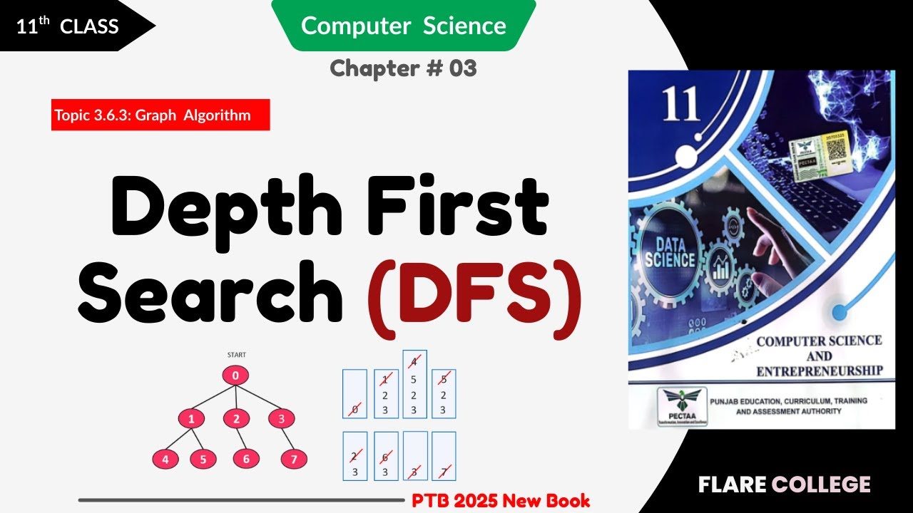 Depth First Search (DFS) - 11th Class (1st Year) Computer Science