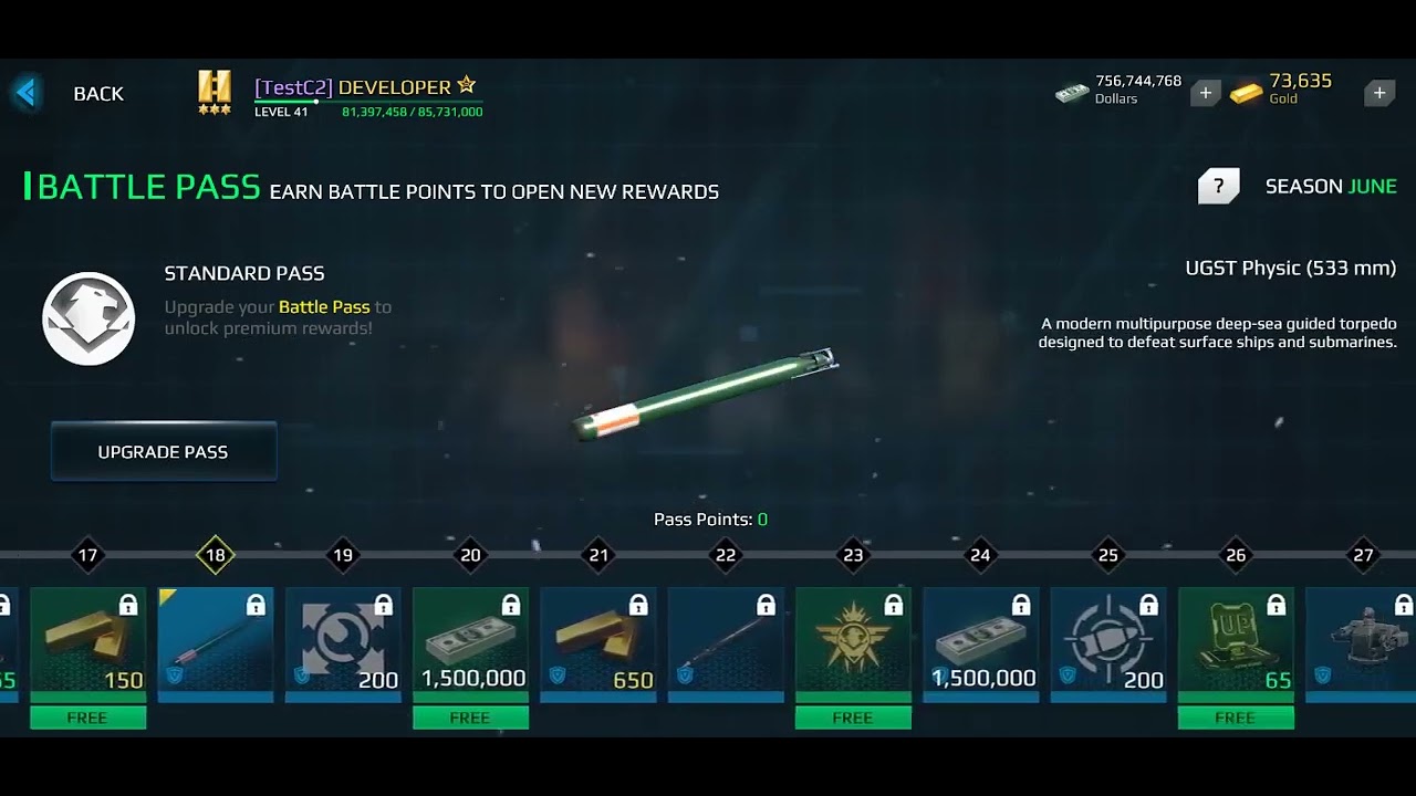 Modern Warships Leaks - July Battle Pass