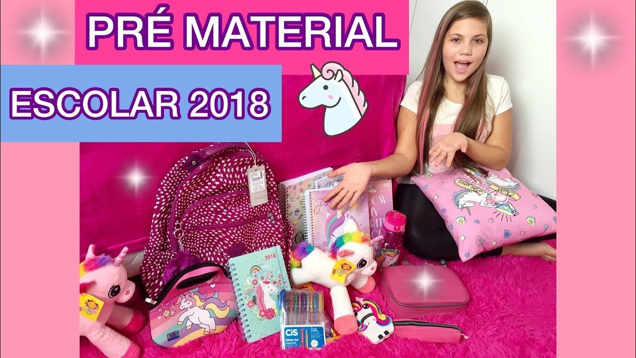 PRÉ MATERIAL ESCOLAR 2018 | VOLTA ÀS AULAS | LAURA THINK PINK